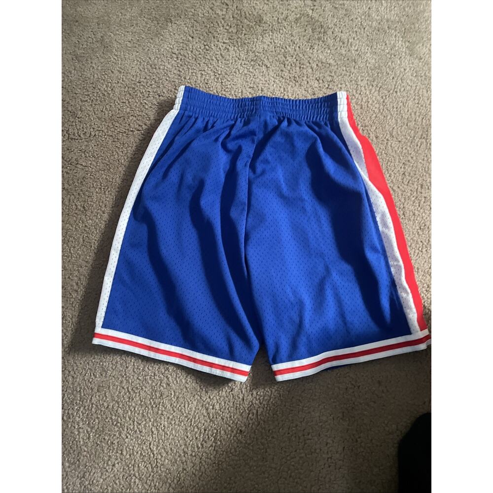 MITCHELL & NESS NBA SWINGMAN ALTERNATE SHORTS PHILADELPHIA 76ERS 96-97. Medium - Picture 5 of 5
